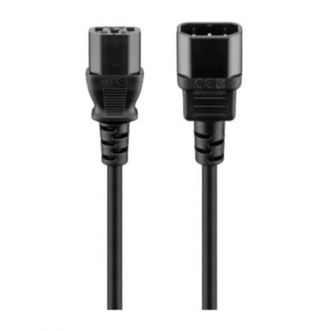 Goobay | Power extension cable | Power IEC 60320 C13 | Power IEC 60320 C14 | 5 m | Black